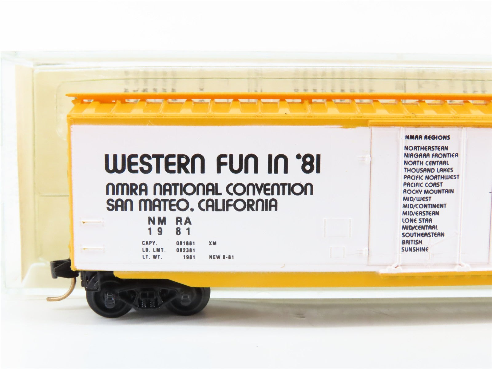 N Scale Micro-Trains MTL NMRA National Convention 50' Box Car 1981 RTR