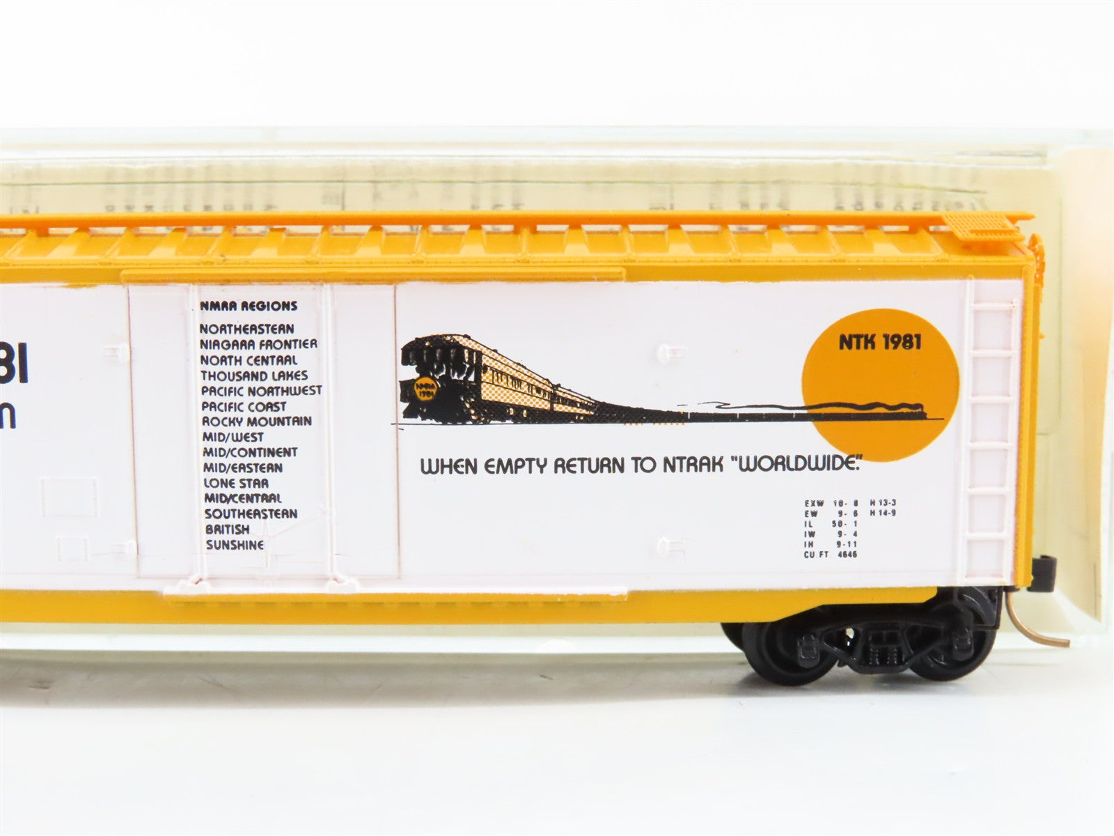 N Scale Micro-Trains MTL NMRA National Convention 50' Box Car 1981 RTR