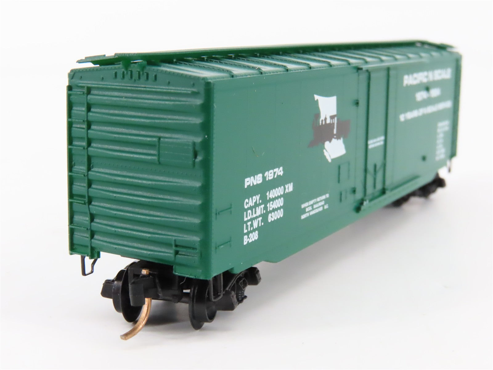 N Scale Micro-Trains MTL PNS Pacific N Scale 50' Box Car 1974 RTR