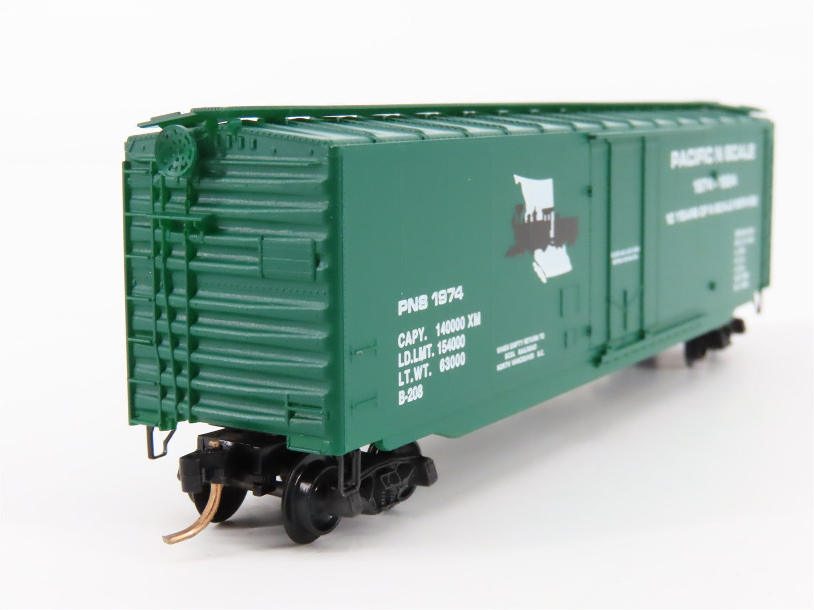 N Scale Micro-Trains MTL PNS Pacific N Scale 50' Box Car 1974 RTR