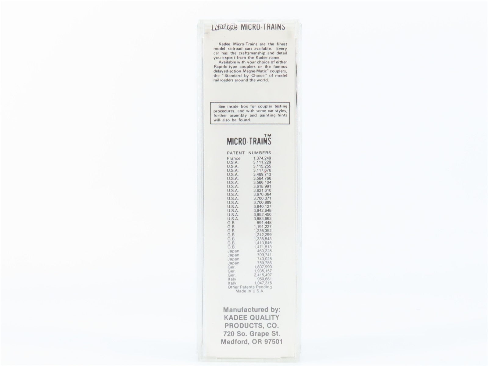 N Scale Micro-Trains MTL PNS Pacific N Scale 50' Box Car 1974 RTR