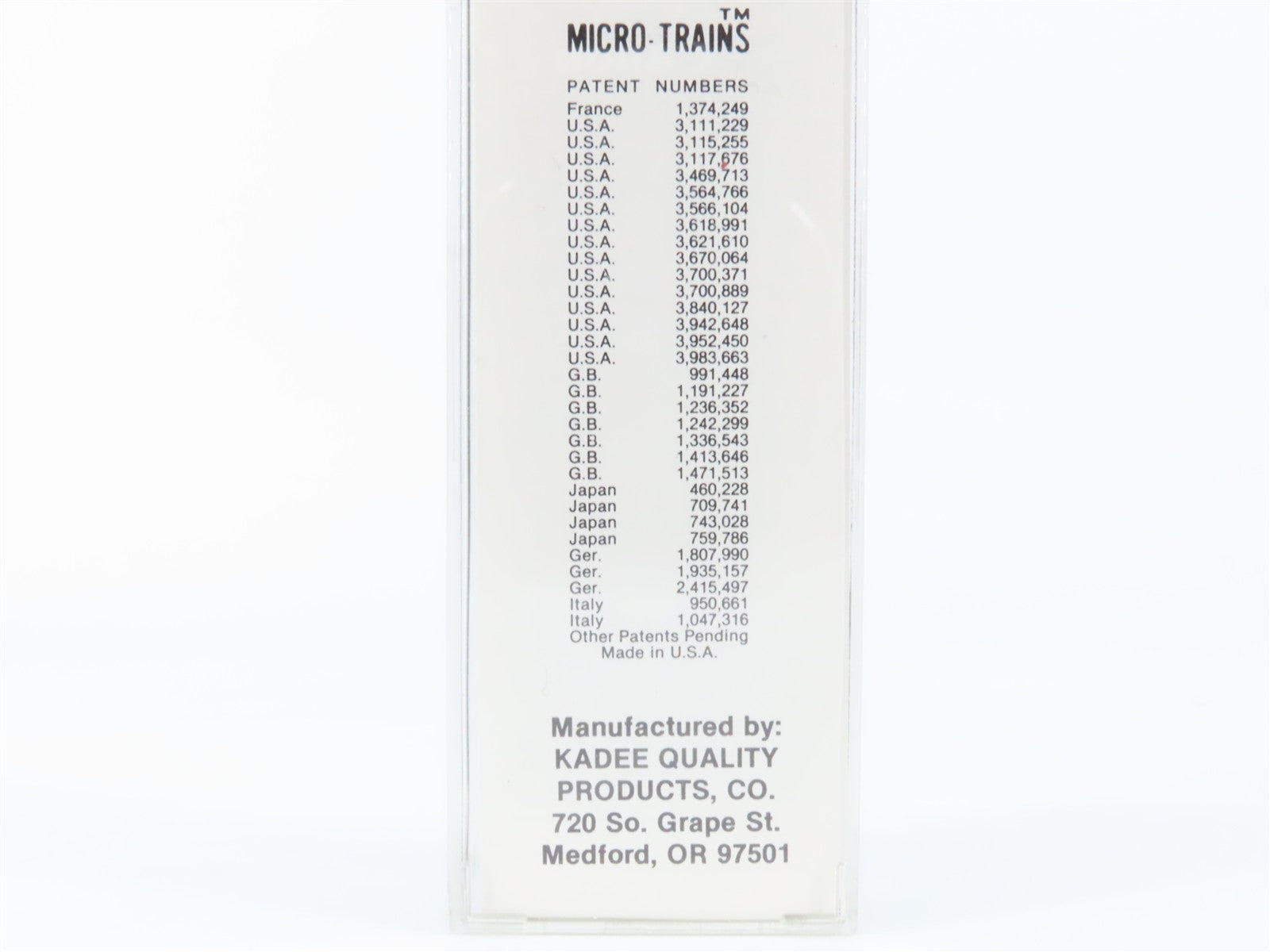 N Scale Micro-Trains MTL PNS Pacific N Scale 50' Box Car 1974 RTR