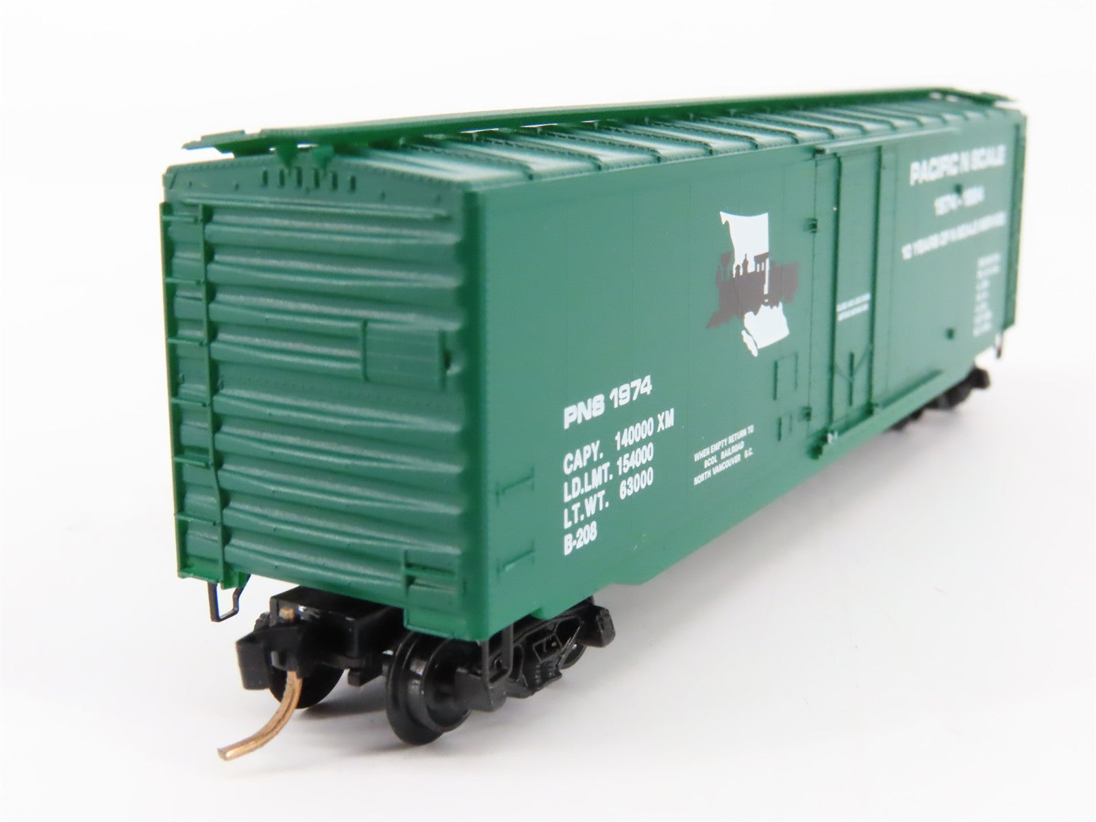 N Scale Micro-Trains MTL PNS Pacific N Scale 50' Box Car 1974 RTR