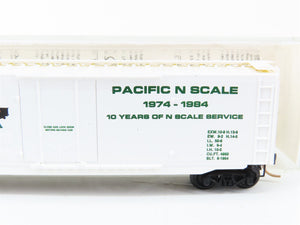 N Scale Micro-Trains MTL PNS Pacific N Scale 50' Box Car 1984 RTR