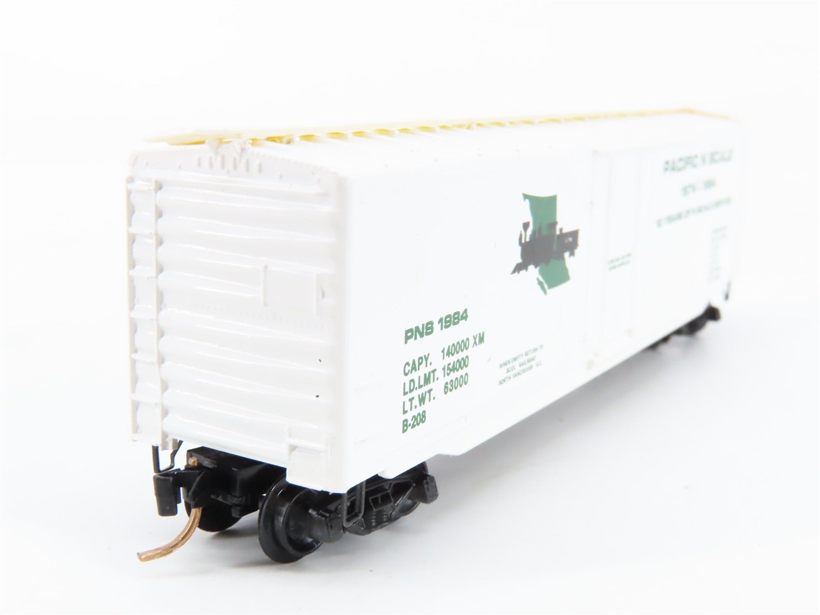 N Scale Micro-Trains MTL PNS Pacific N Scale 50' Box Car 1984 RTR