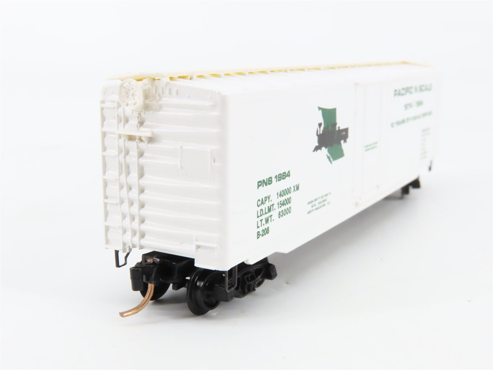 N Scale Micro-Trains MTL PNS Pacific N Scale 50' Box Car 1984 RTR