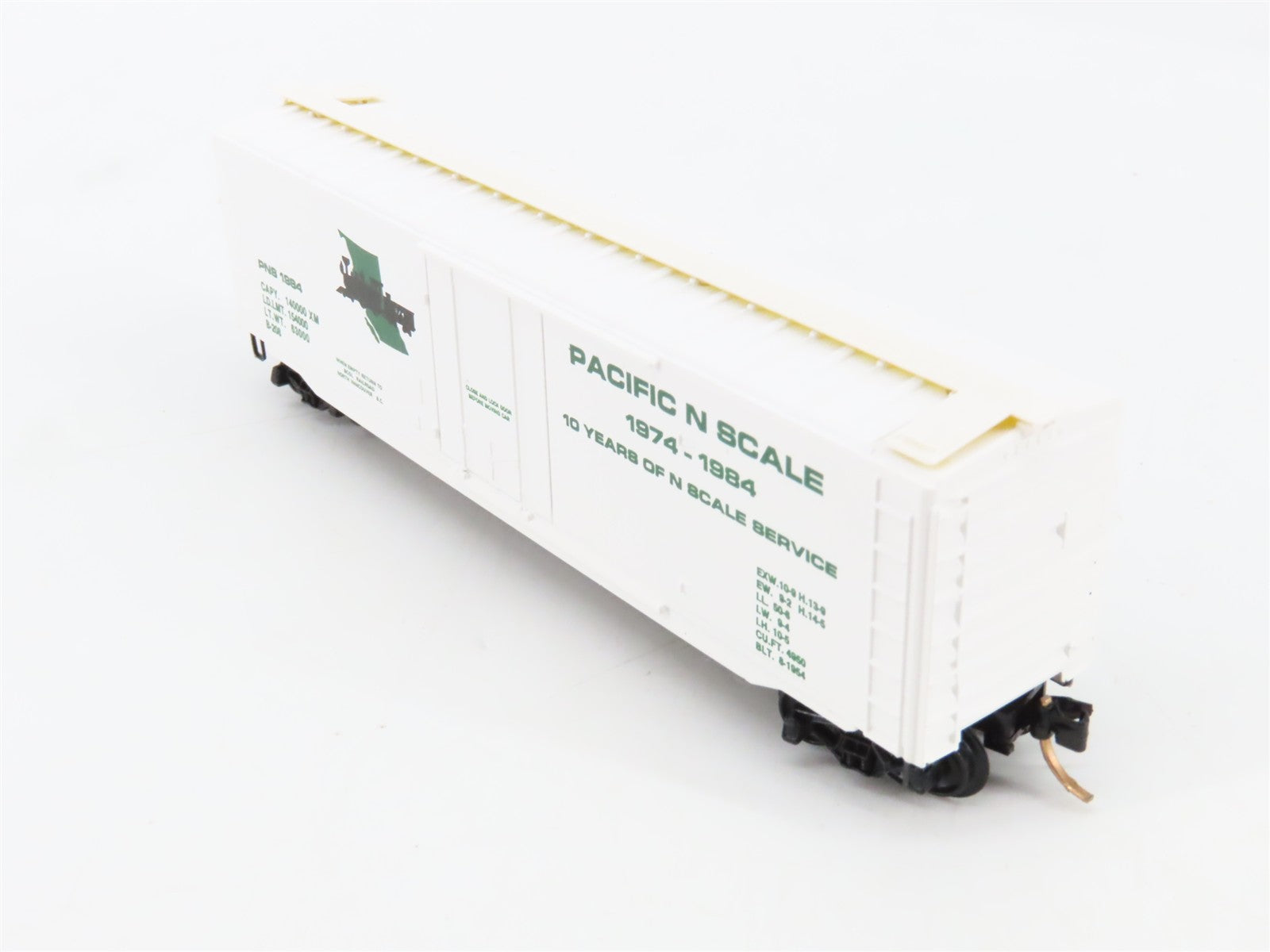 N Scale Micro-Trains MTL PNS Pacific N Scale 50' Box Car 1984 RTR