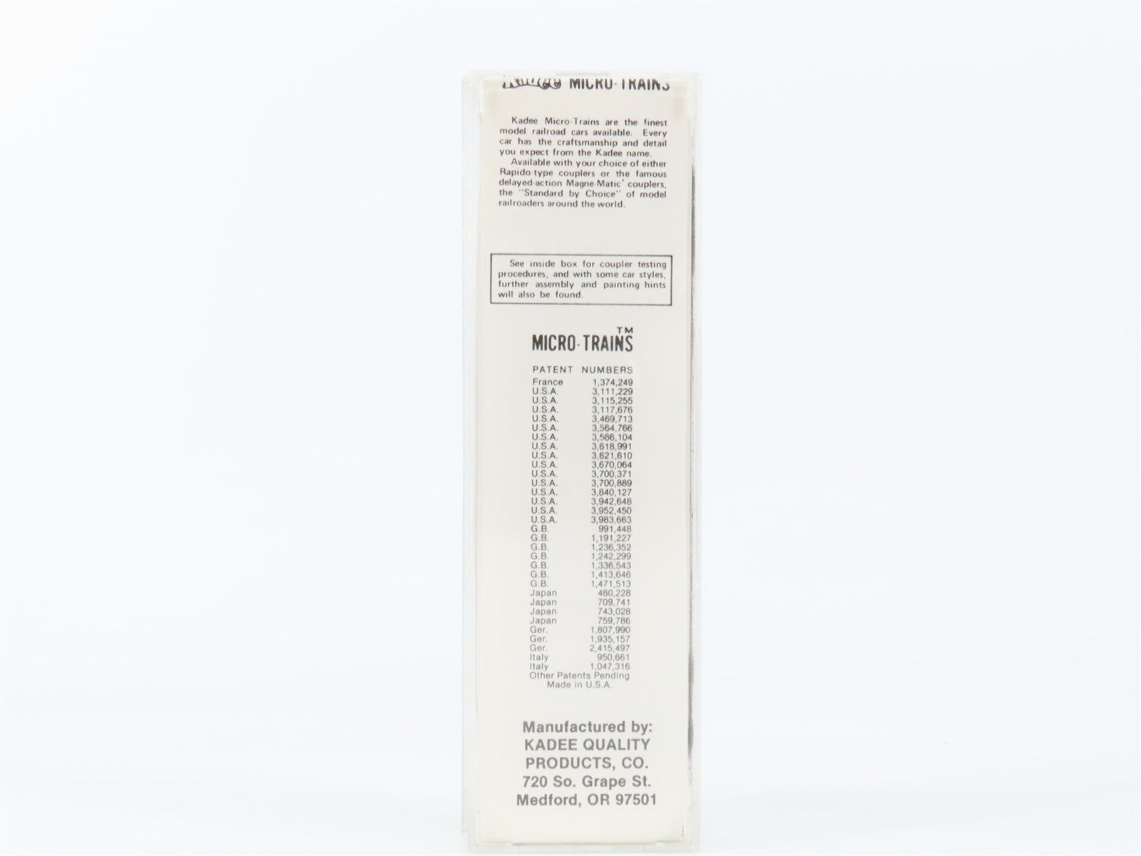 N Scale Micro-Trains MTL PNS Pacific N Scale 50' Box Car 1984 RTR