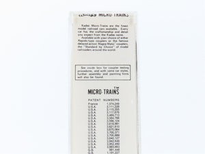 N Scale Micro-Trains MTL PNS Pacific N Scale 50' Box Car 1984 RTR