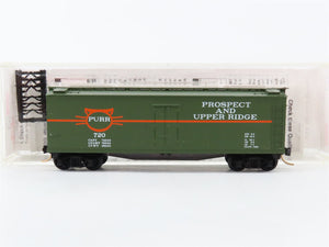 N Scale Micro-Trains MTL 720 PURR Prospect and Upper Ridge Box Car 720 RTR