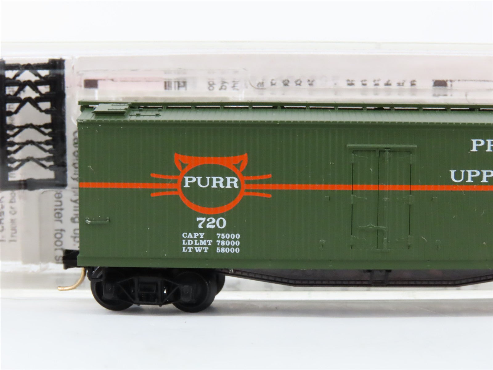 N Scale Micro-Trains MTL 720 PURR Prospect and Upper Ridge Box Car 720 RTR
