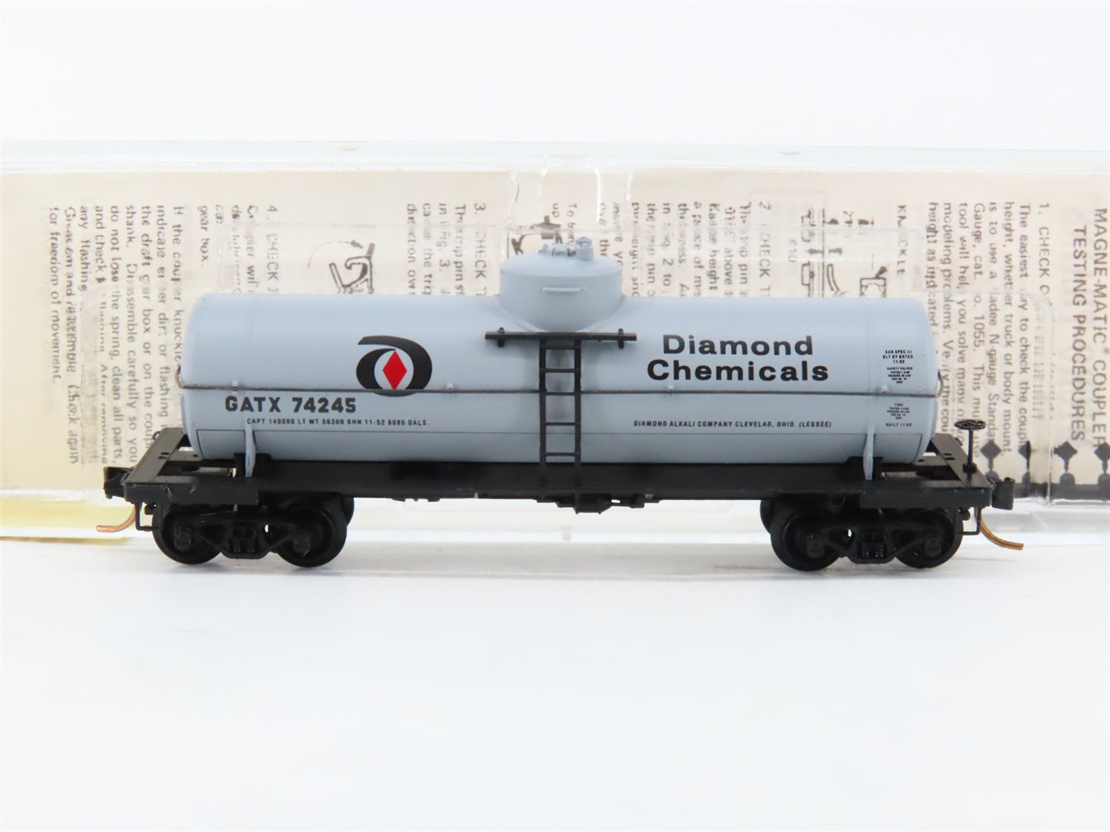 N Scale Micro-Trains MTL 65190 GATX 39' Tank Car 74245 RTR