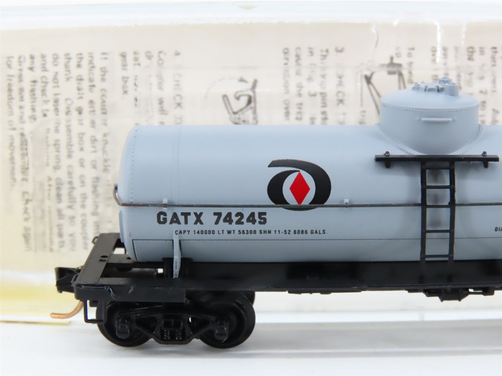 N Scale Micro-Trains MTL 65190 GATX 39' Tank Car 74245 RTR
