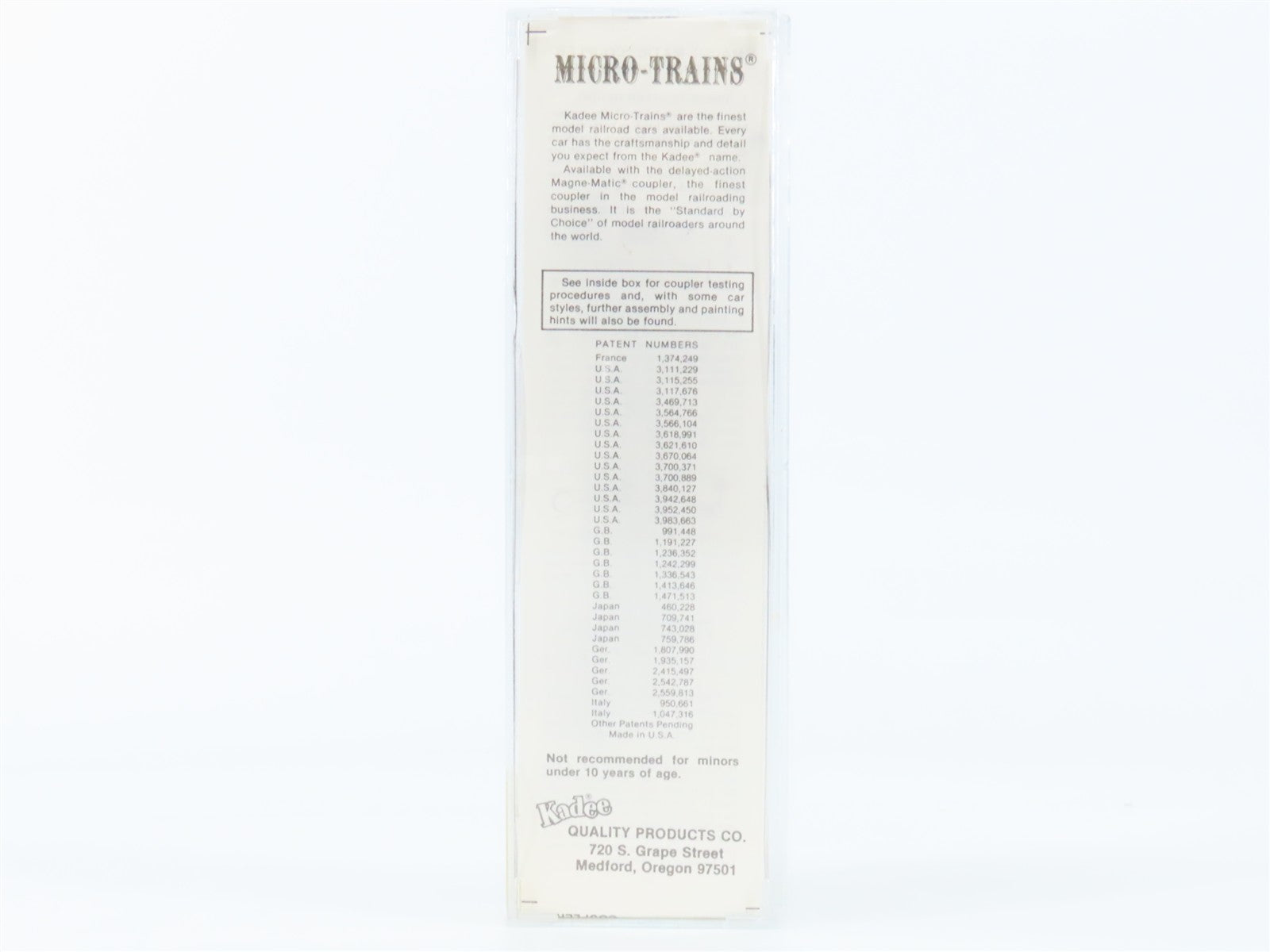 N Scale Micro-Trains MTL 65190 GATX 39' Tank Car 74245 RTR
