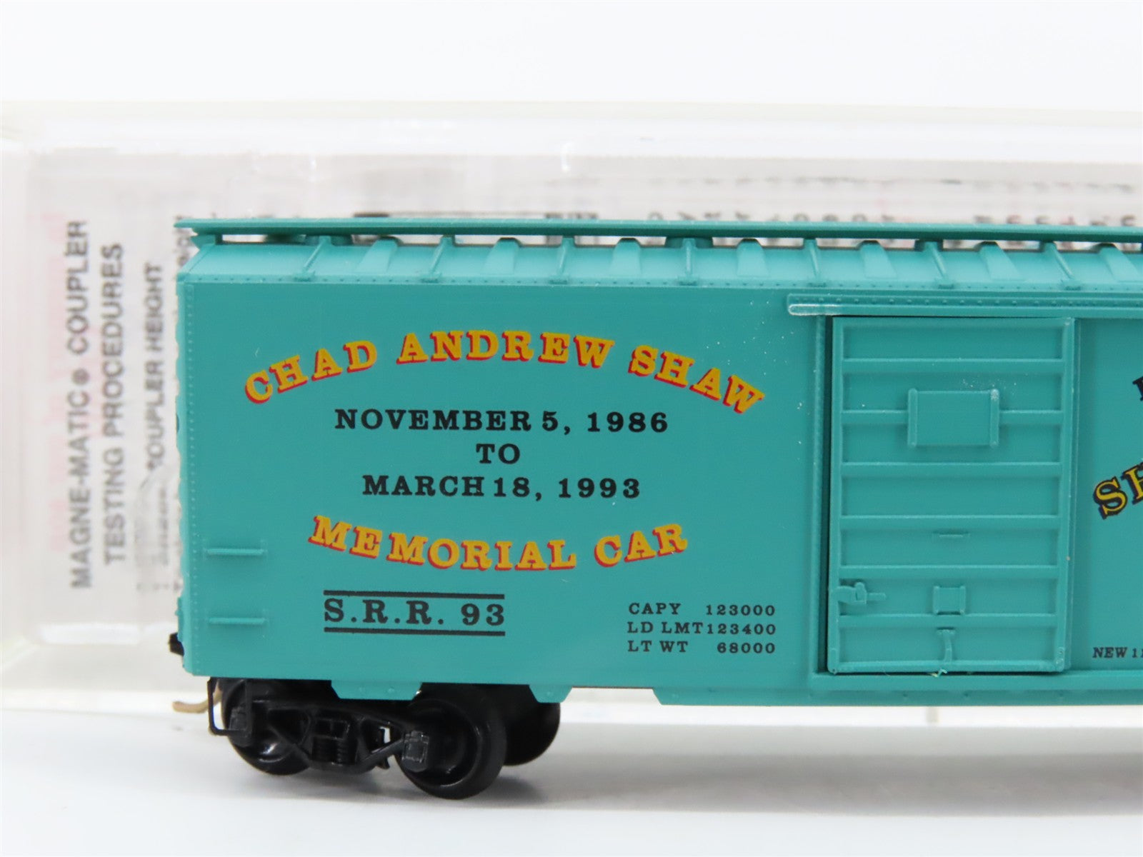 N Scale Micro-Trains MTL S.R.R. Shawnee Railroad Box Car 93 RTR