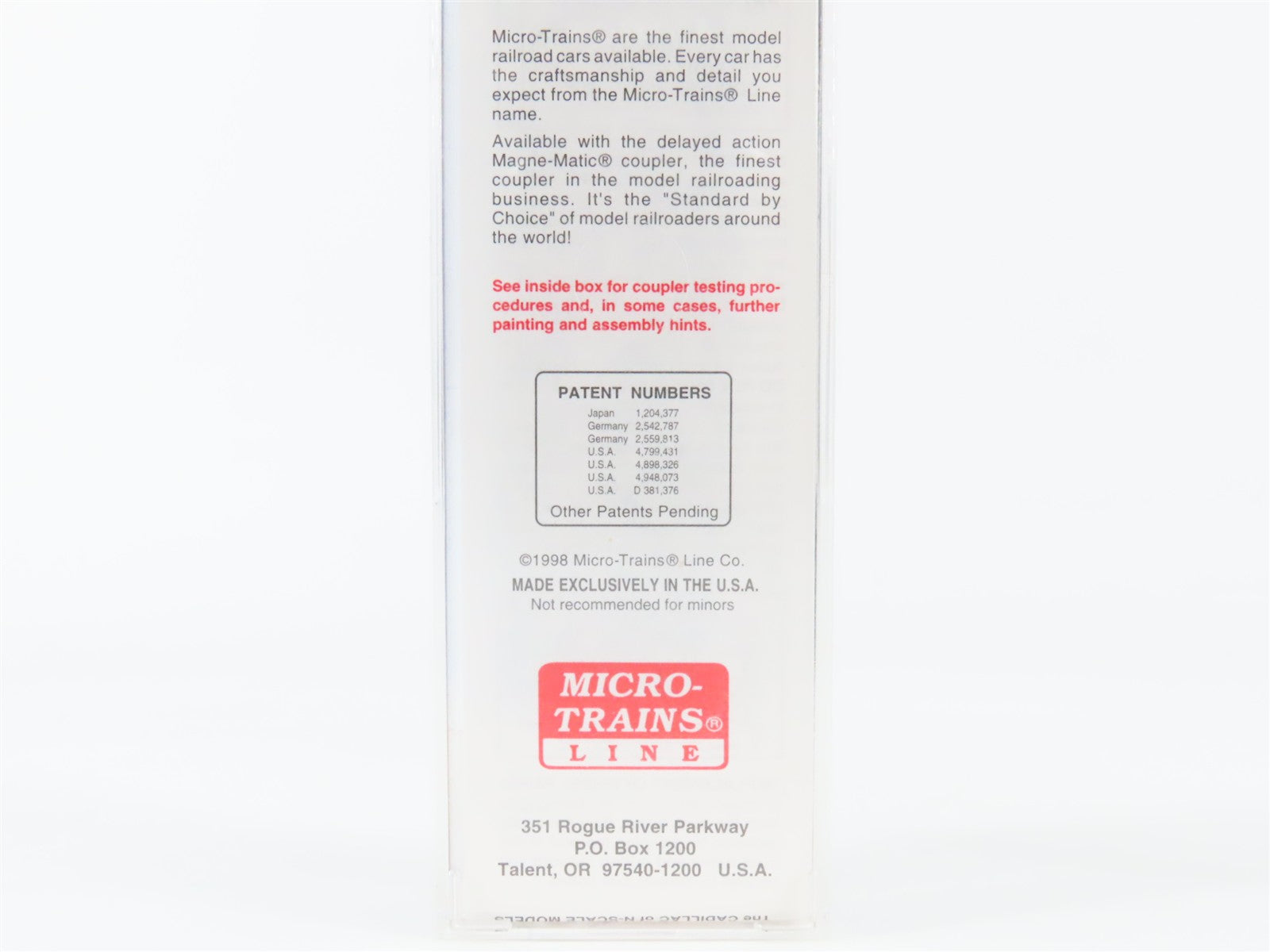 N Scale Micro-Trains MTL 74030 GN Great Northern 40' Box Car 6646 RTR