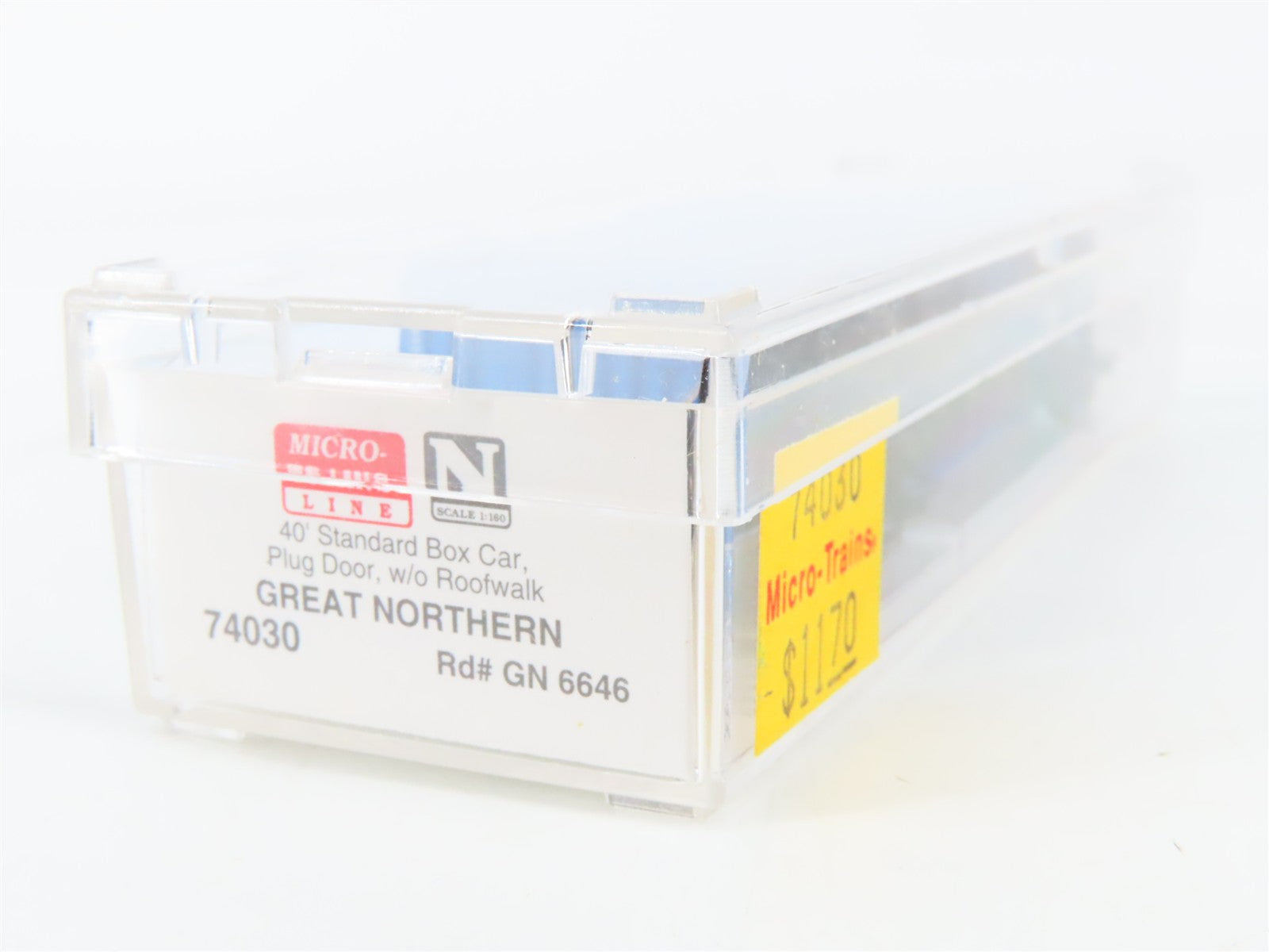 N Scale Micro-Trains MTL 74030 GN Great Northern 40' Box Car 6646 RTR