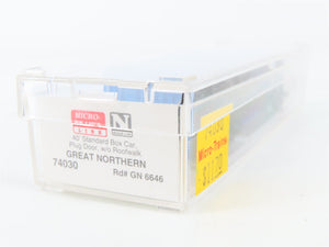 N Scale Micro-Trains MTL 74030 GN Great Northern 40' Box Car 6646 RTR