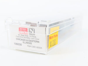 N Micro-Trains MTL 106030 C&EI Chicago & Eastern Illinois 50' Gondola 82005 RTR
