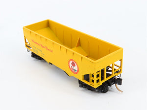 N Scale Micro-Trains MTL Pasadena Rose Special 2-Bay Hopper Factory Interior RTR