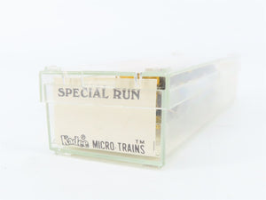 N Scale Micro-Trains MTL Pasadena Rose Special 2-Bay Hopper Factory Interior RTR