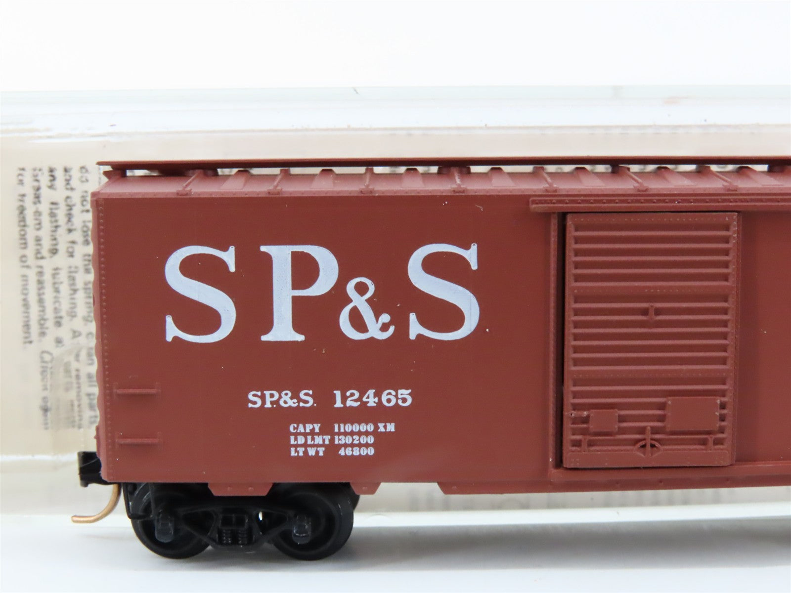 N Scale Micro-Trains MTL SP&S Spokane, Portland & Seattle 40' Box Car 12465 RTR