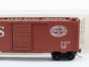 N Scale Micro-Trains MTL SP&S Spokane, Portland & Seattle 40' Box Car 12465 RTR