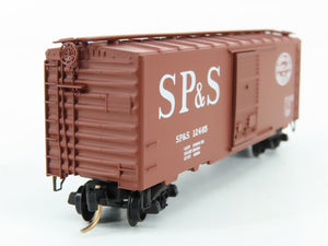 N Scale Micro-Trains MTL SP&S Spokane, Portland & Seattle 40' Box Car 12465 RTR