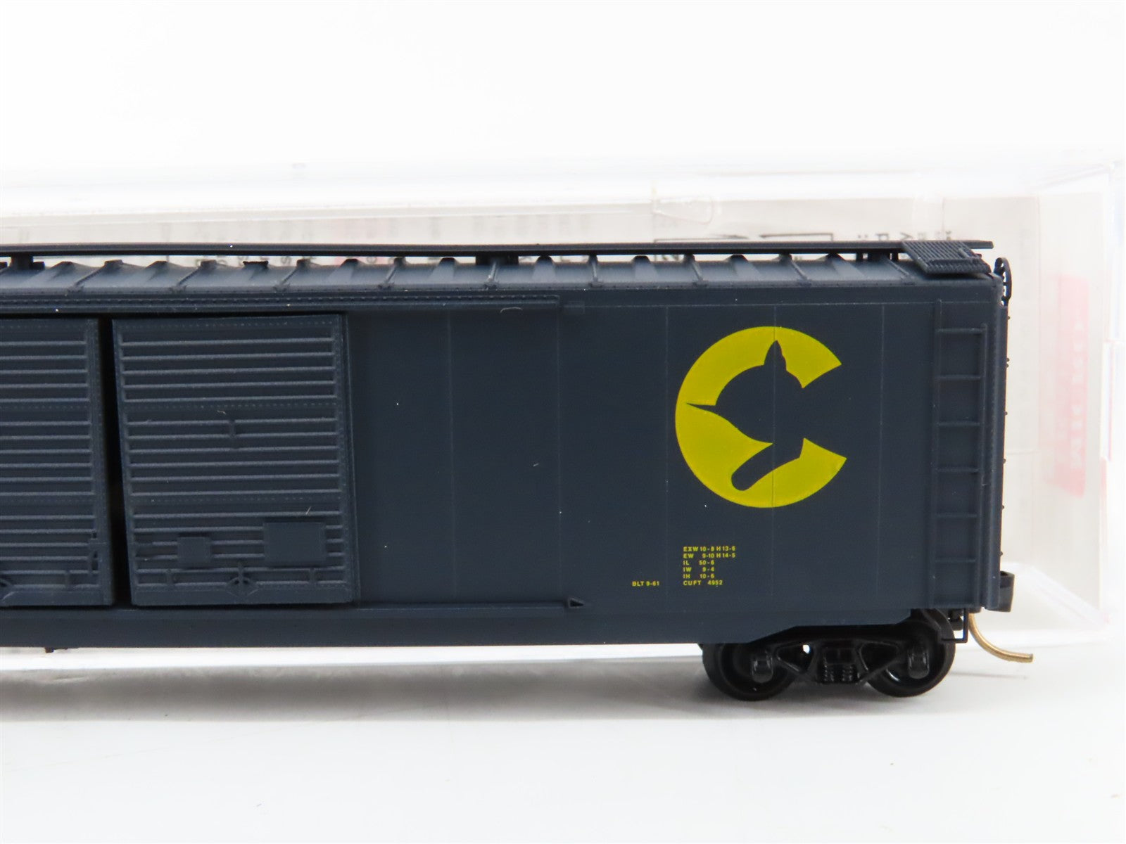 N Scale Micro-Trains MTL 34010 B&O Chessie System 50' Box Car 288041 RTR