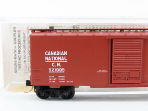 N Scale Micro-Trains MTL 20206 CN Canadian National 40' Box Car 521995 RTR