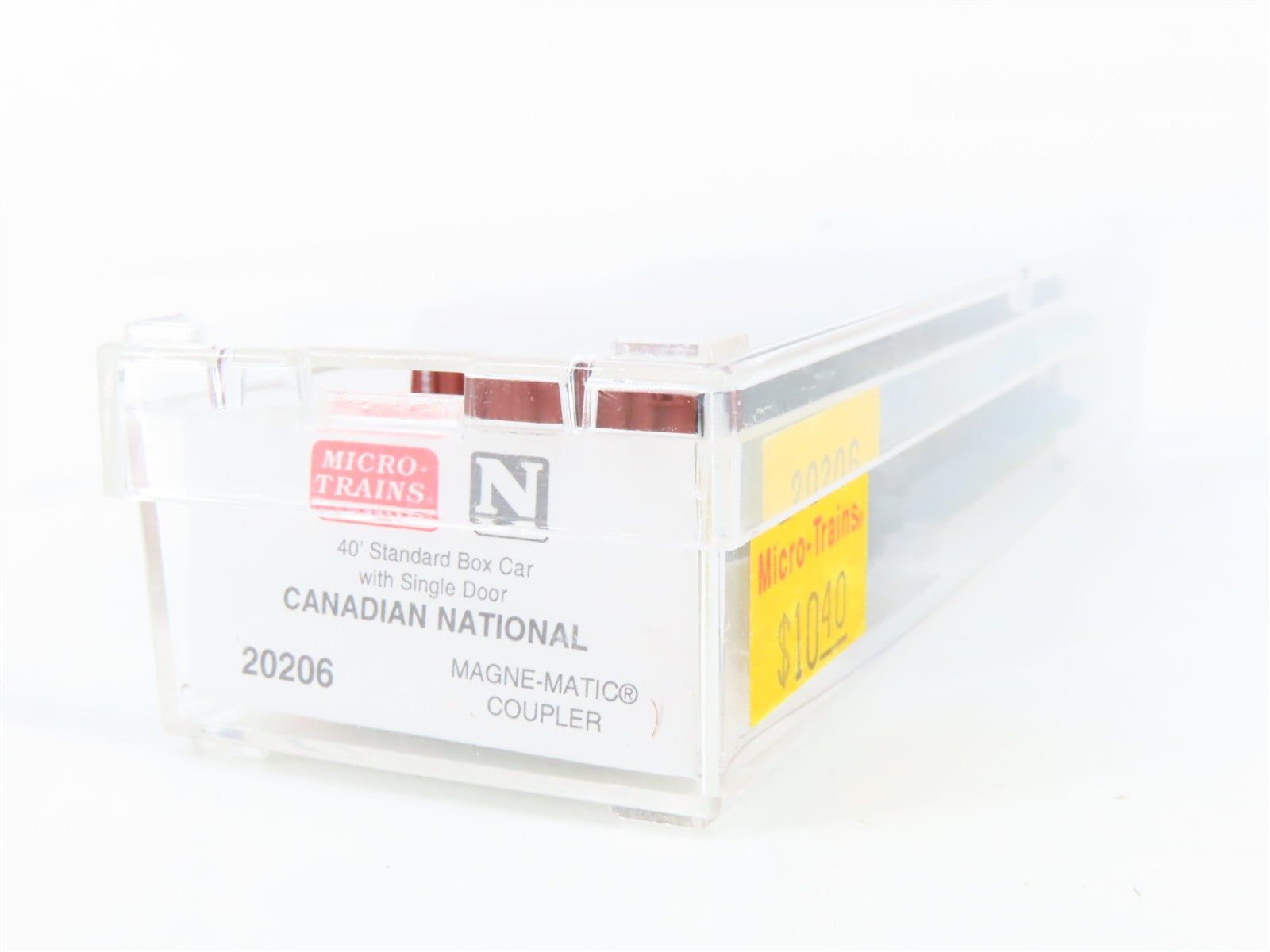 N Scale Micro-Trains MTL 20206 CN Canadian National 40' Box Car 521995 RTR