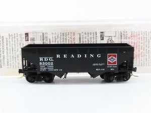 N Scale Micro-Trains MTL 55310 RDG Reading 33' 2-Bay Hopper Factory Interior RTR