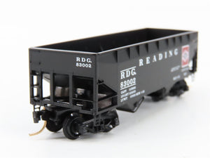 N Scale Micro-Trains MTL 55310 RDG Reading 33' 2-Bay Hopper Factory Interior RTR
