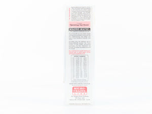 N Scale Micro-Trains MTL 55310 RDG Reading 33' 2-Bay Hopper Factory Interior RTR