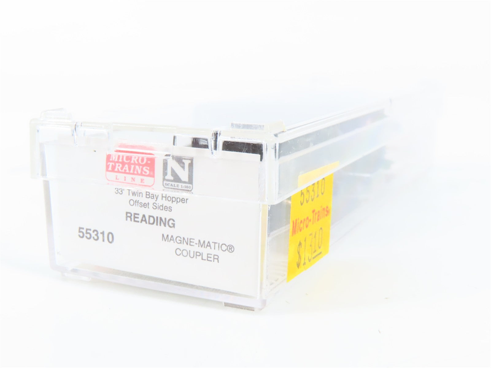N Scale Micro-Trains MTL 55310 RDG Reading 33' 2-Bay Hopper Factory Interior RTR