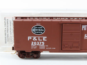 N Scale Micro-Trains MTL 20410 P&LE Pittsburgh & Lake Erie 40' Box Car 20375 RTR