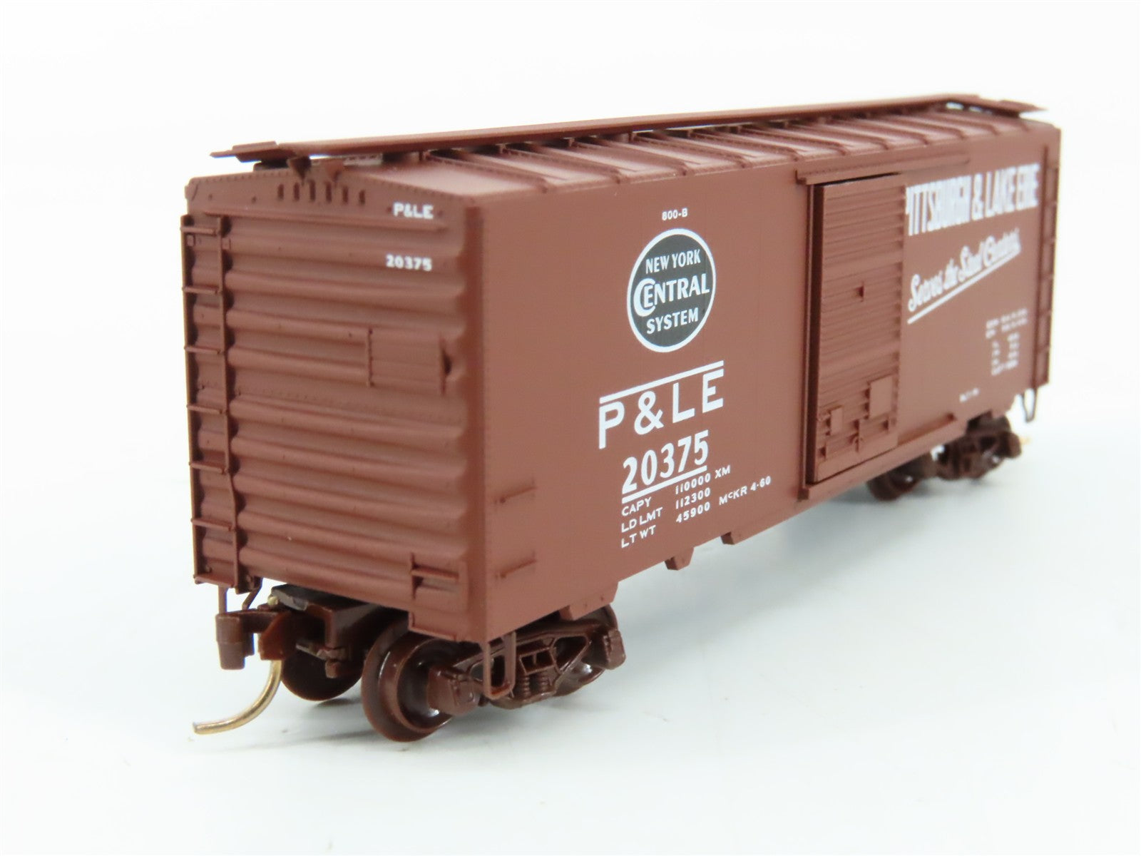 N Scale Micro-Trains MTL 20410 P&LE Pittsburgh & Lake Erie 40' Box Car 20375 RTR