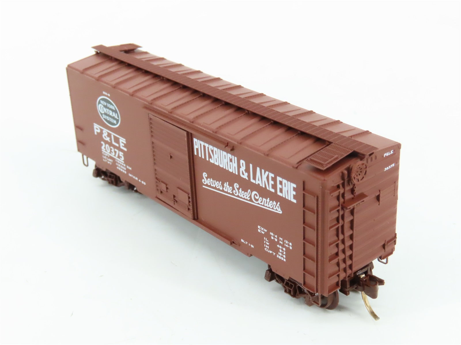 N Scale Micro-Trains MTL 20410 P&LE Pittsburgh & Lake Erie 40' Box Car 20375 RTR