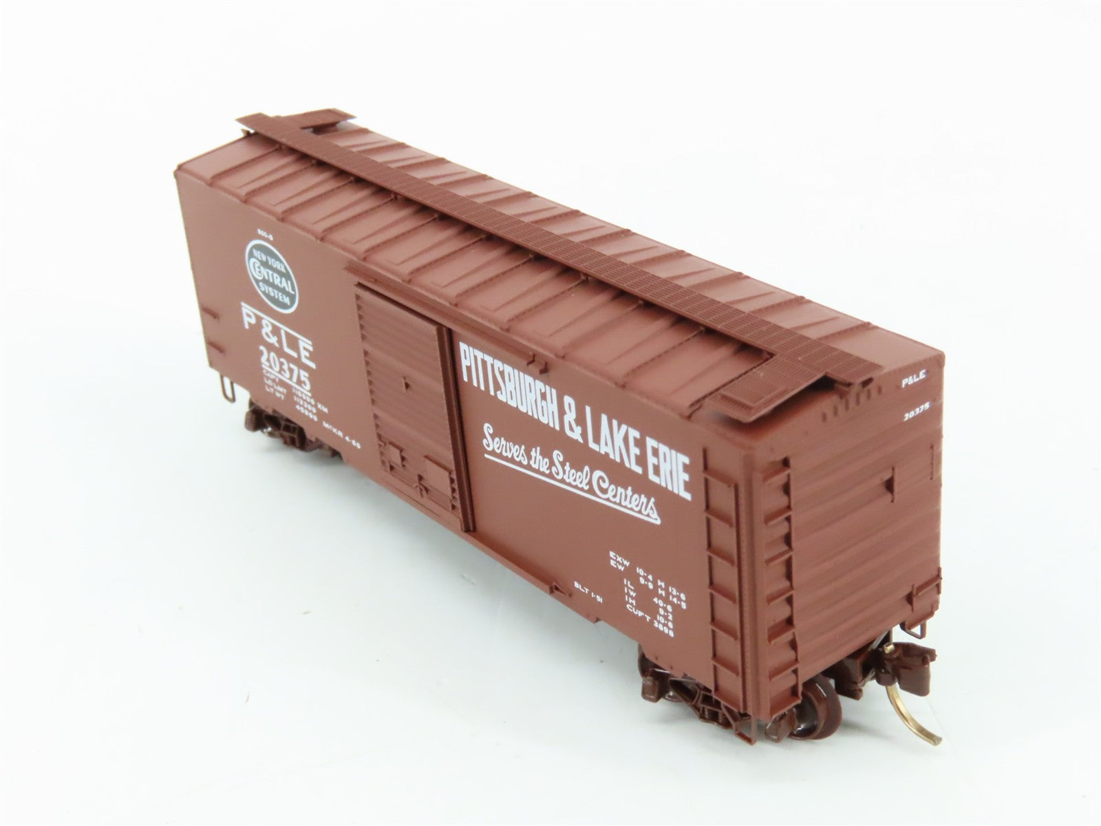 N Scale Micro-Trains MTL 20410 P&LE Pittsburgh & Lake Erie 40' Box Car 20375 RTR
