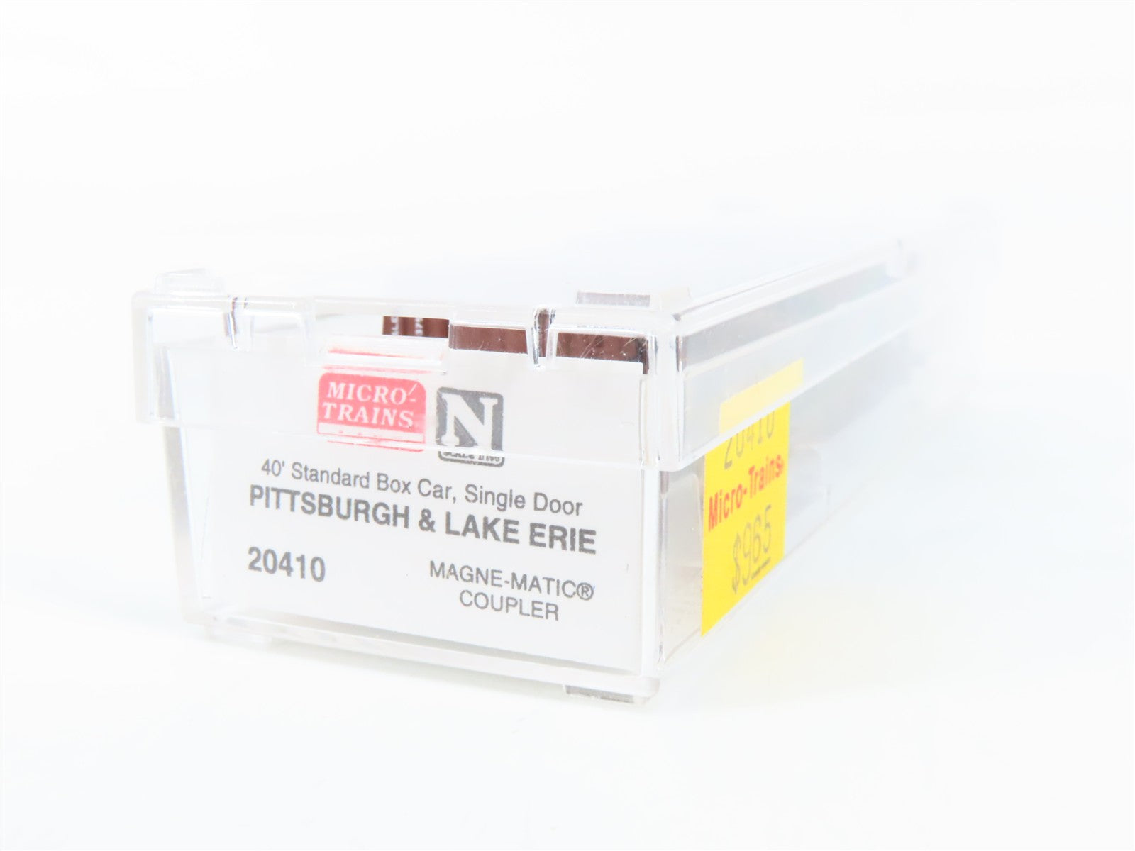 N Scale Micro-Trains MTL 20410 P&LE Pittsburgh & Lake Erie 40' Box Car 20375 RTR