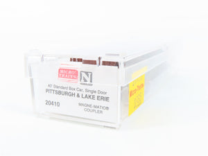 N Scale Micro-Trains MTL 20410 P&LE Pittsburgh & Lake Erie 40' Box Car 20375 RTR