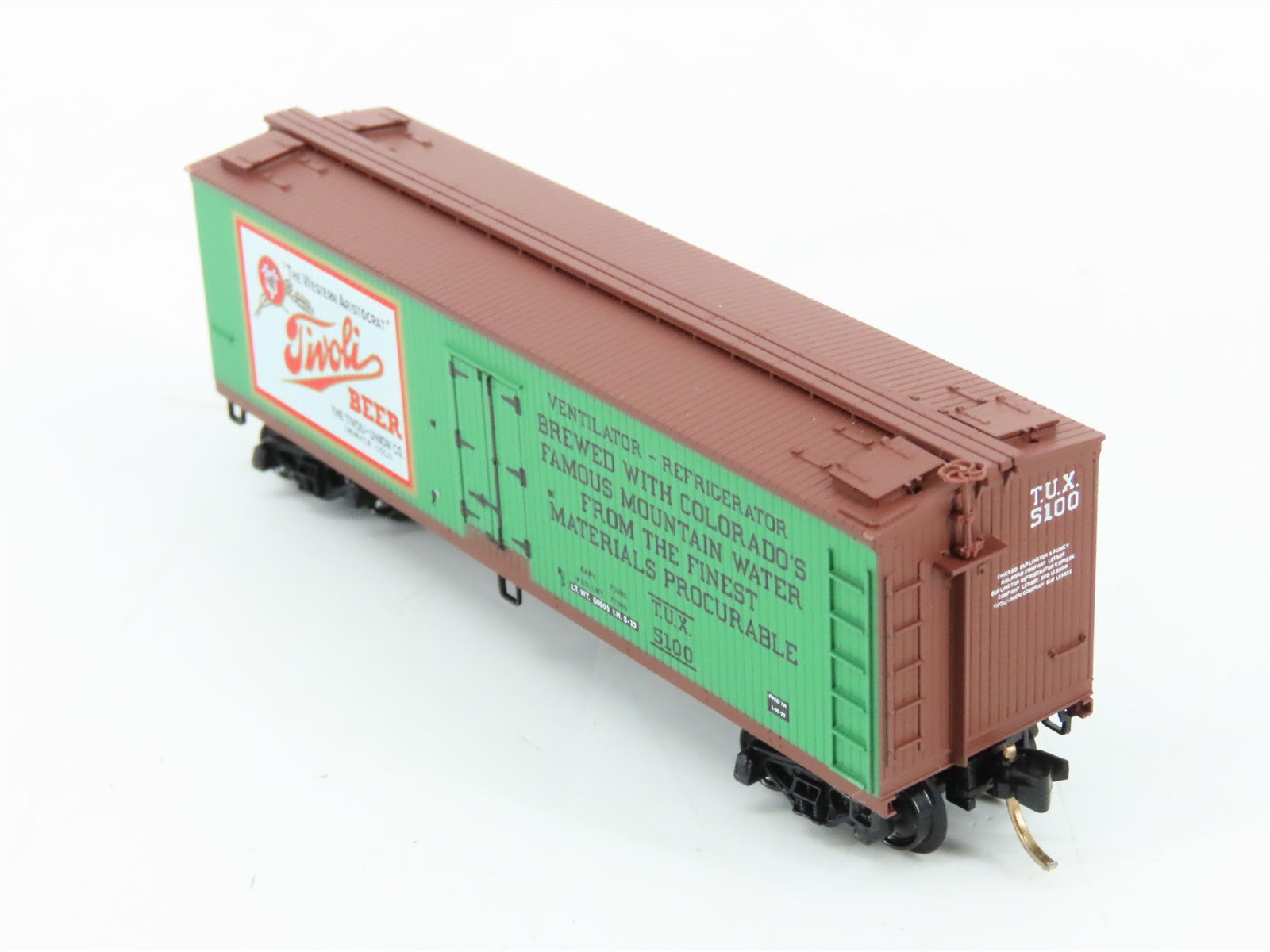 N Scale Micro-Trains MTL 49440 TUX Tivoli Beer 40' Reefer 5100 RTR