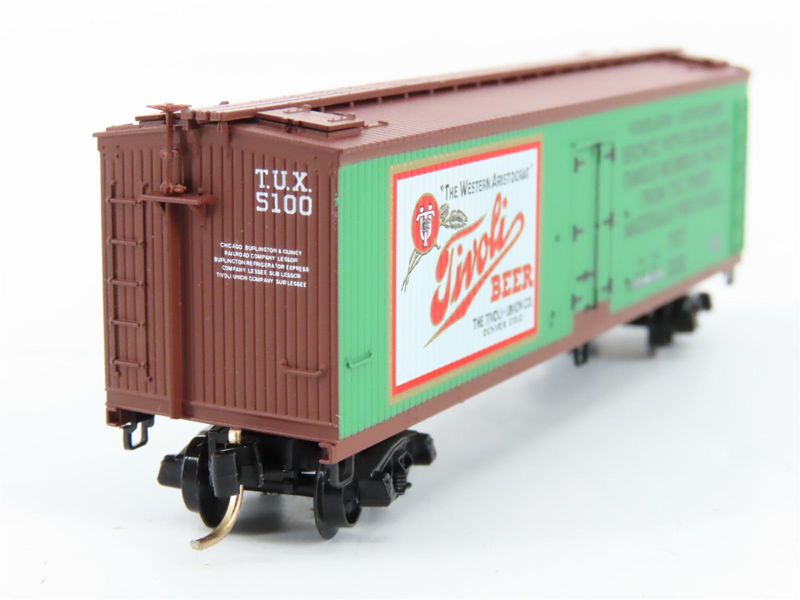 N Scale Micro-Trains MTL 49440 TUX Tivoli Beer 40' Reefer 5100 RTR