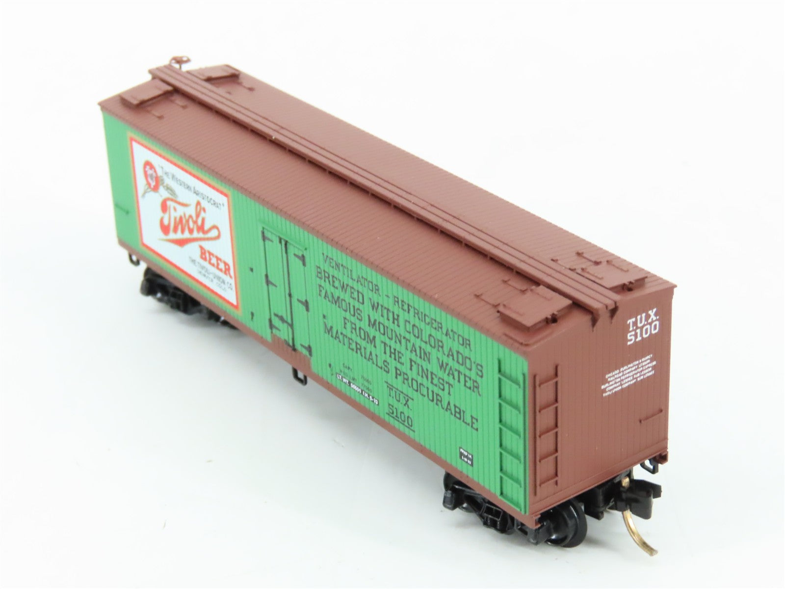 N Scale Micro-Trains MTL 49440 TUX Tivoli Beer 40' Reefer 5100 RTR