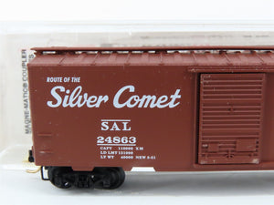 N Scale Micro-Trains MTL 20660 SAL Seaboard Silver Comet 40' Box Car 24863 RTR