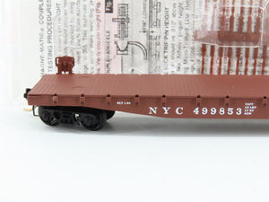 N Scale Micro-Trains MTL 45040 NYC New York Central 50' Flat Car 499853 RTR