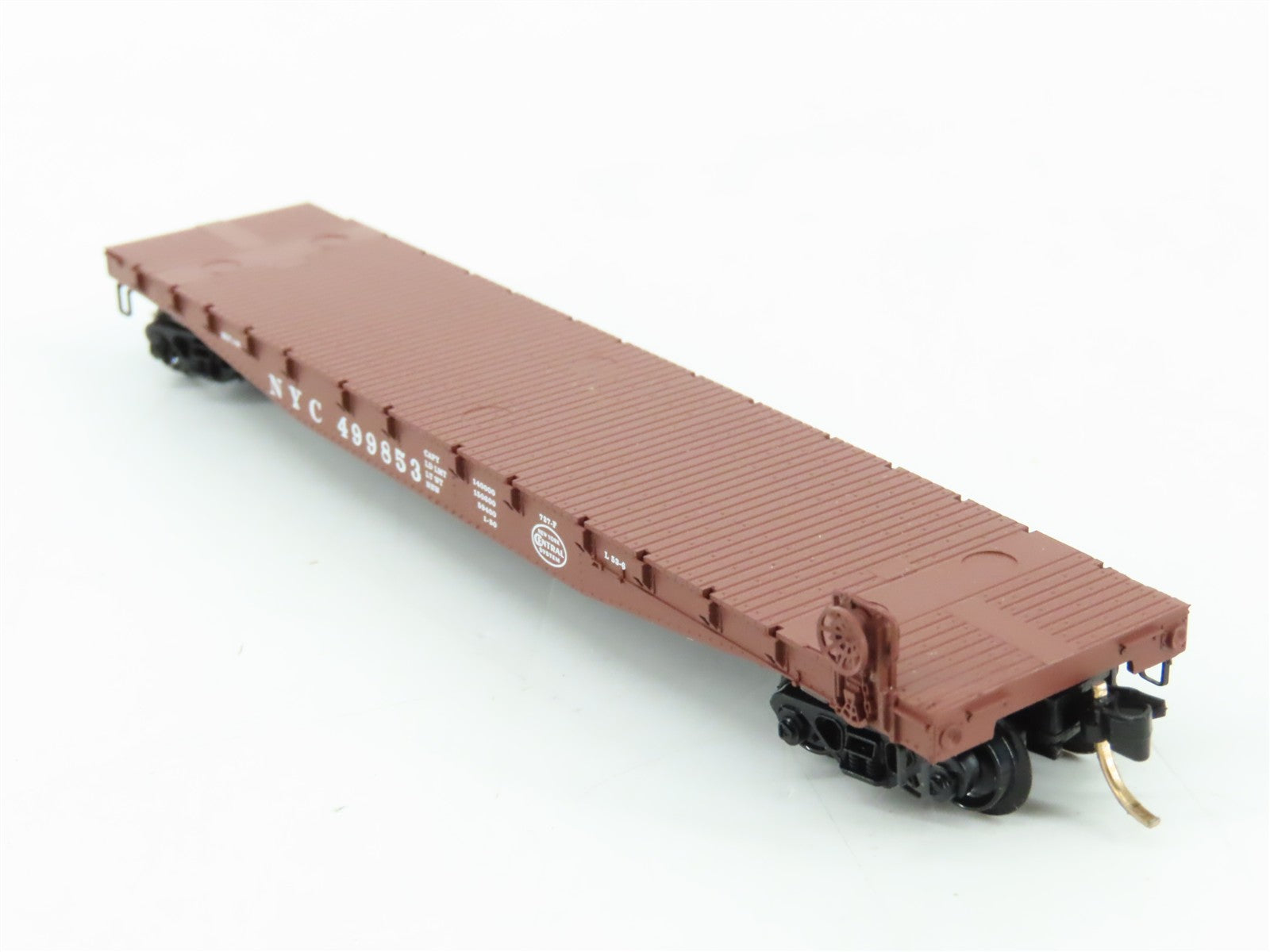 N Scale Micro-Trains MTL 45040 NYC New York Central 50' Flat Car 499853 RTR
