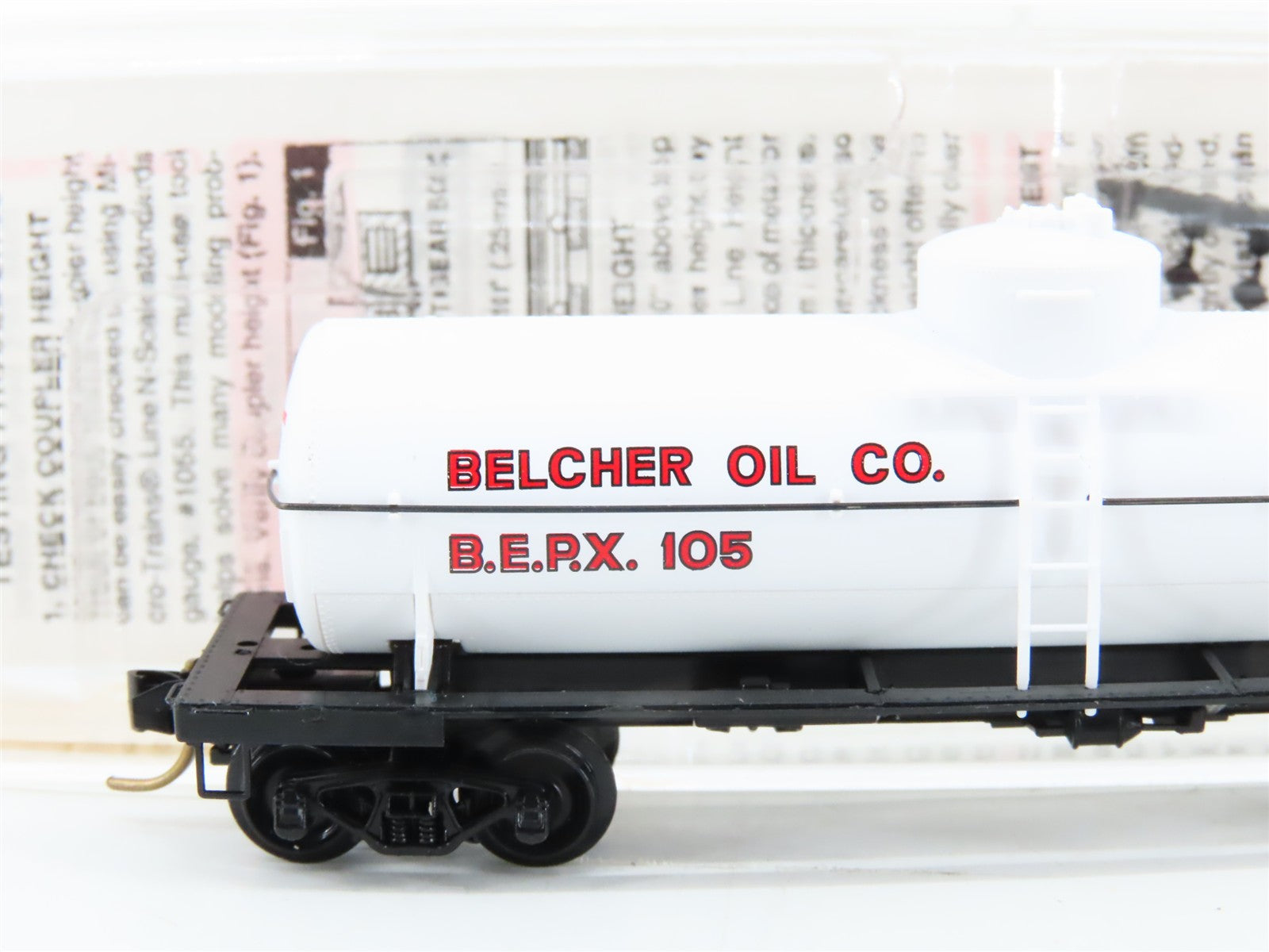 N Scale Micro-Trains MTL 65420 Belcher Oil Co. 39' Single Dome Tank Car RTR