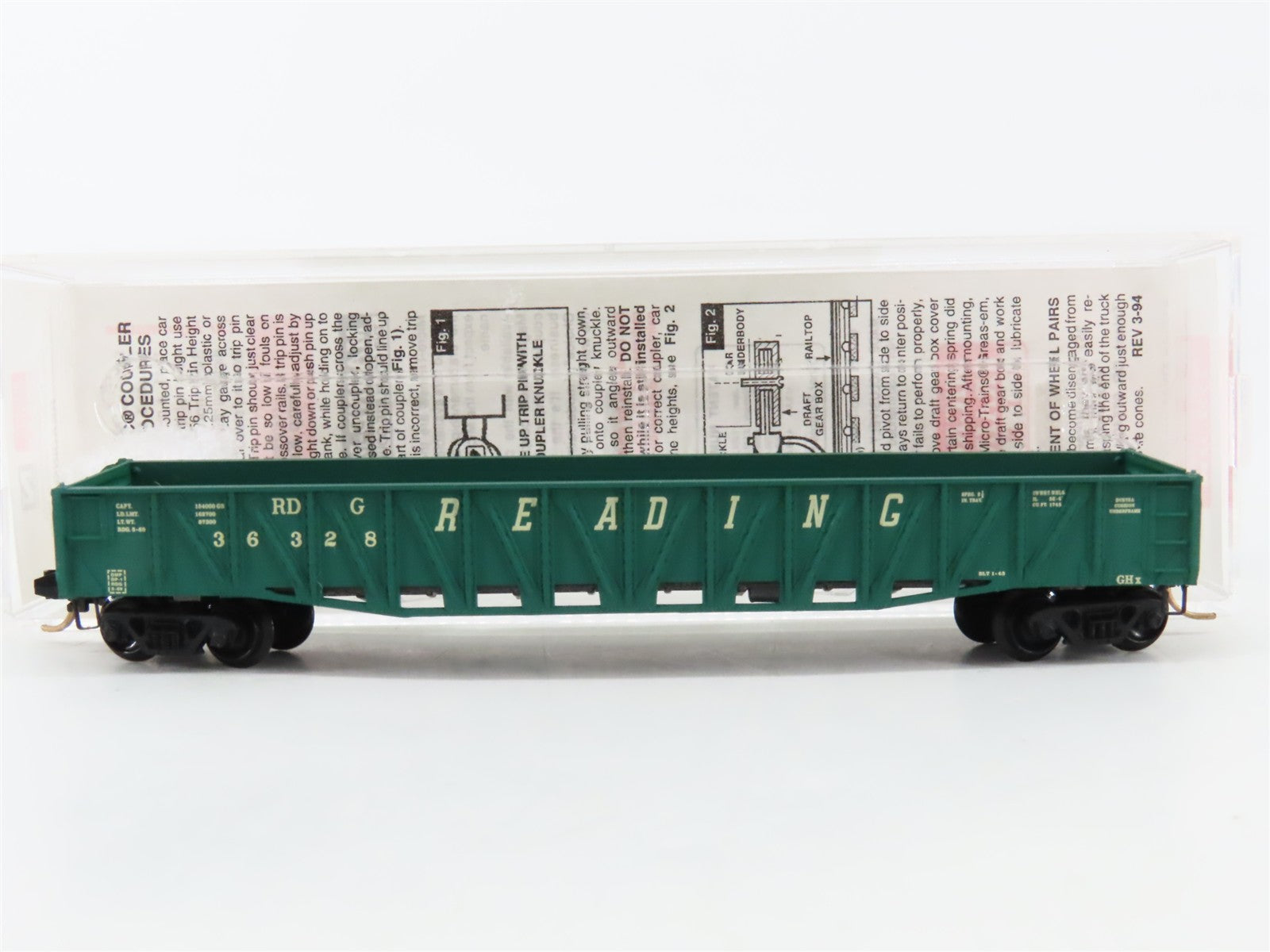 N Scale Micro-Trains MTL 62060 RDG Reading 50' Gondola 36328 RTR