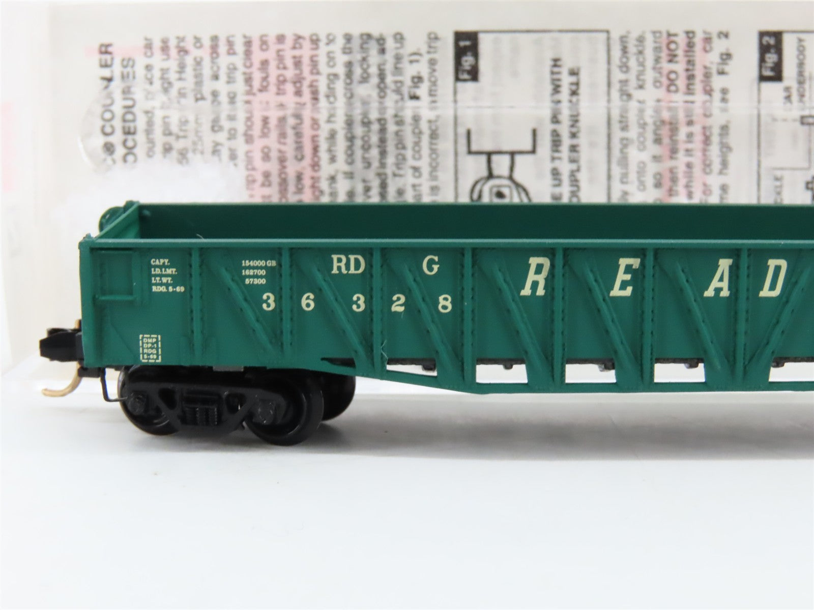 N Scale Micro-Trains MTL 62060 RDG Reading 50' Gondola 36328 RTR